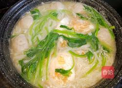 菠菜肉丸鸡蛋面的做法图解7
