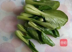 菜心炒鸡蛋的做法图解1