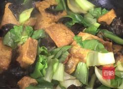 小白菜木耳烧豆腐的做法图解12