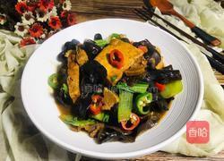 小白菜木耳烧豆腐的做法图解15