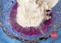 苏子馅紫薯酥饼的做法图解2