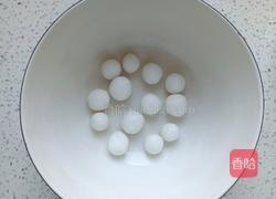 糯米丸子牛奶绿豆沙的做法图解5