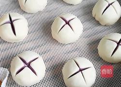 紫薯开花馒头的做法图解12