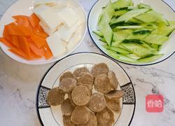 牛肉丸炒青瓜山药的做法图解1