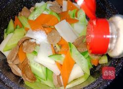 牛肉丸炒青瓜山药的做法图解7