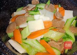 牛肉丸炒青瓜山药的做法图解8