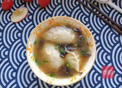 紫菜汤柳叶饺子的做法图解1