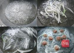 肉丸芽白粉丝汤的做法图解4