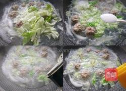 肉丸芽白粉丝汤的做法图解6