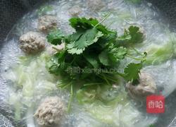 肉丸芽白粉丝汤的做法图解7