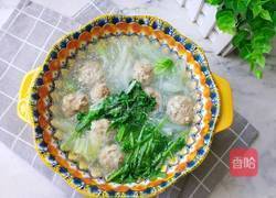 肉丸芽白粉丝汤的做法图解8