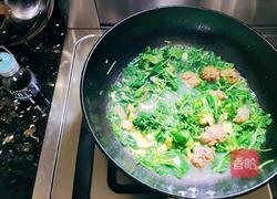 荠菜丸子鸡蛋汤的做法图解5