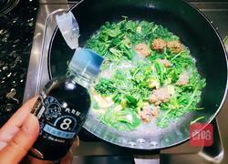 荠菜丸子鸡蛋汤的做法图解6