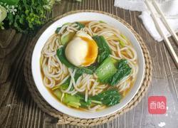 青菜鸡蛋汤粉的做法图解9