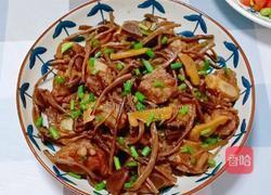 茶树菇烧排骨的做法图解10