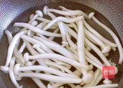 海鲜菇炒小白菜的做法图解5