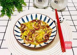 蒜黄炒鱿鱼须的做法图解16