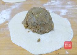 发面绿豆饼的做法图解7