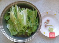 清炒油麦菜的做法图解2