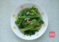 清炒油麦菜的做法图解7