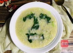 小白菜莲藕粥的做法图解9