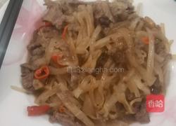 萝卜丝炒牛肉的做法图解6