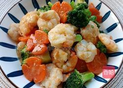 西蓝花炒虾仁的做法图解18