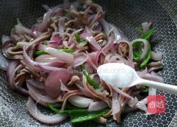 猪肚炒洋葱的做法图解6