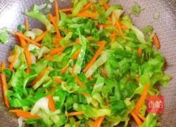 山药粉丝胡萝卜炒甘蓝的做法图解14