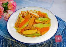 芹菜炒香干的做法图解10