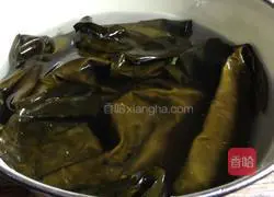 Illustration of how to make kelp and yam spine soup 2