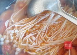 西红柿金针菇鸡蛋汤的做法图解9