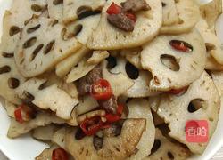 肉炒藕片的做法图解5