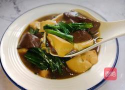 豆腐猪血烧韭菜的做法图解11
