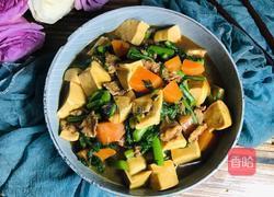 茼蒿烧豆腐的做法图解10