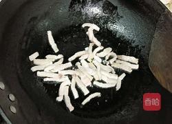 大蒜干丝炒肉丝的做法图解3