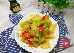 莴笋炒肉皮的做法图解11