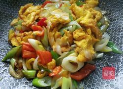 大葱炒鸡蛋的做法图解9