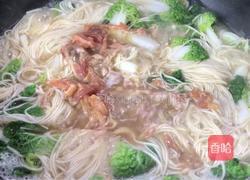 青菜肉丝汤面的做法图解7