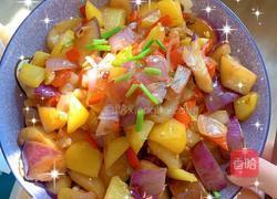 土豆烧茄子的做法图解8