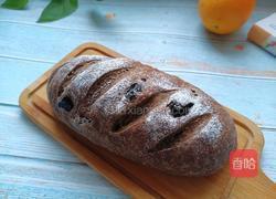 桑葚干荞麦面包的做法图解1