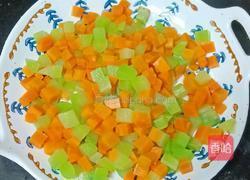莴笋胡萝卜炒肉沫的做法图解6