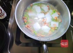 冬瓜毛豆子虾尾汤的做法图解5