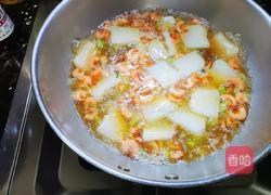 冬瓜毛豆子虾尾汤的做法图解7