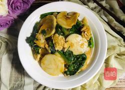 青菜蛋炒年糕的做法图解8