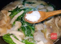 牛肉丸平菇米粉的做法图解8