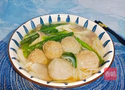 牛肉丸平菇米粉的做法图解10