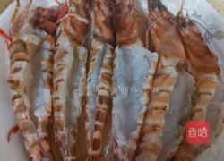 粉丝蒸大虾的做法图解3