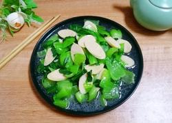 小油菜炒鸡肉肠