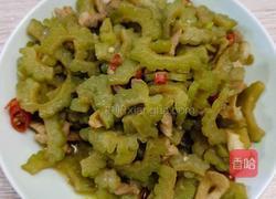 苦瓜炒肉的做法图解6